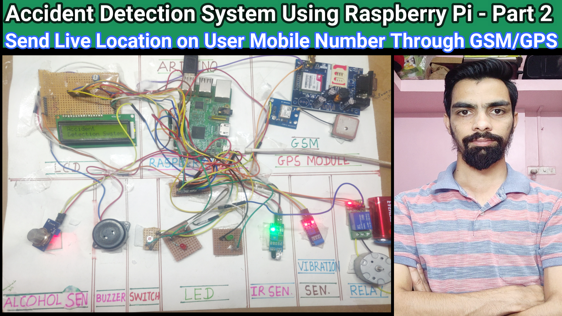 Accident Detection System By Using Raspberry Pi