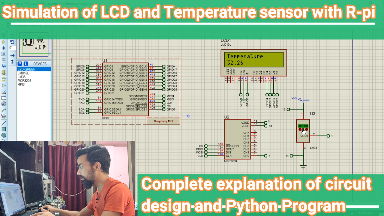 Interfacing Raspberry Pi With Lcd In Proteus Raspberr 