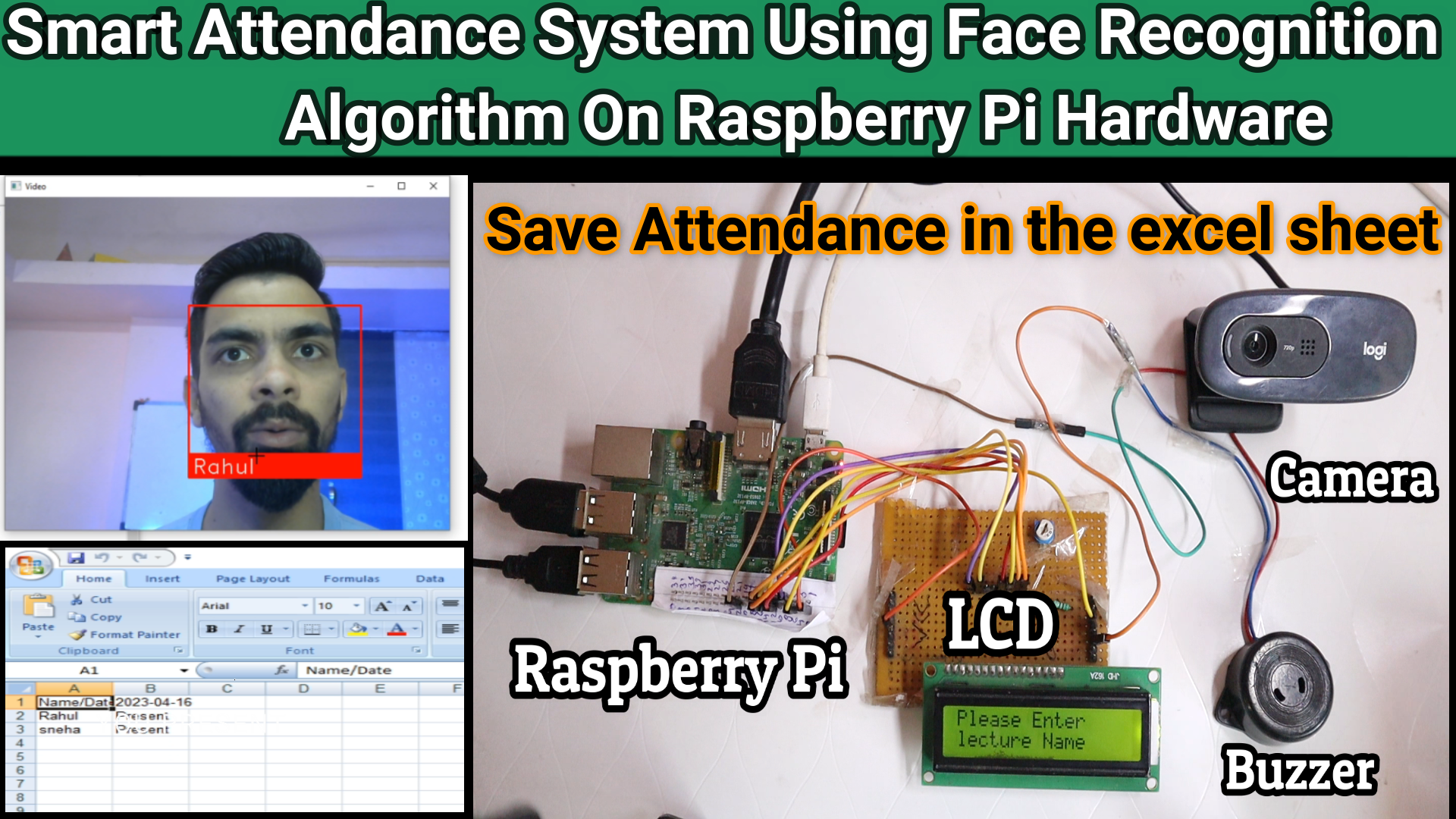 Smart Attendance System Using Face Recognition On Raspberry Pi Hardware Mytrained Premier 0225