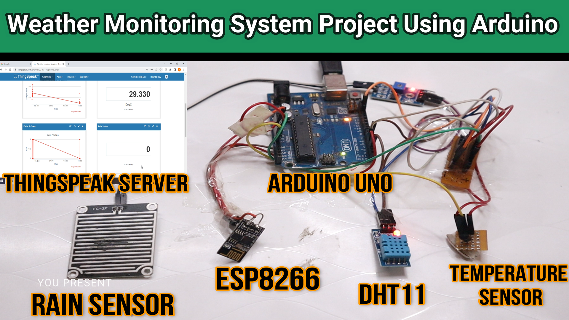 Weather Monitoring System Project Using Arduino