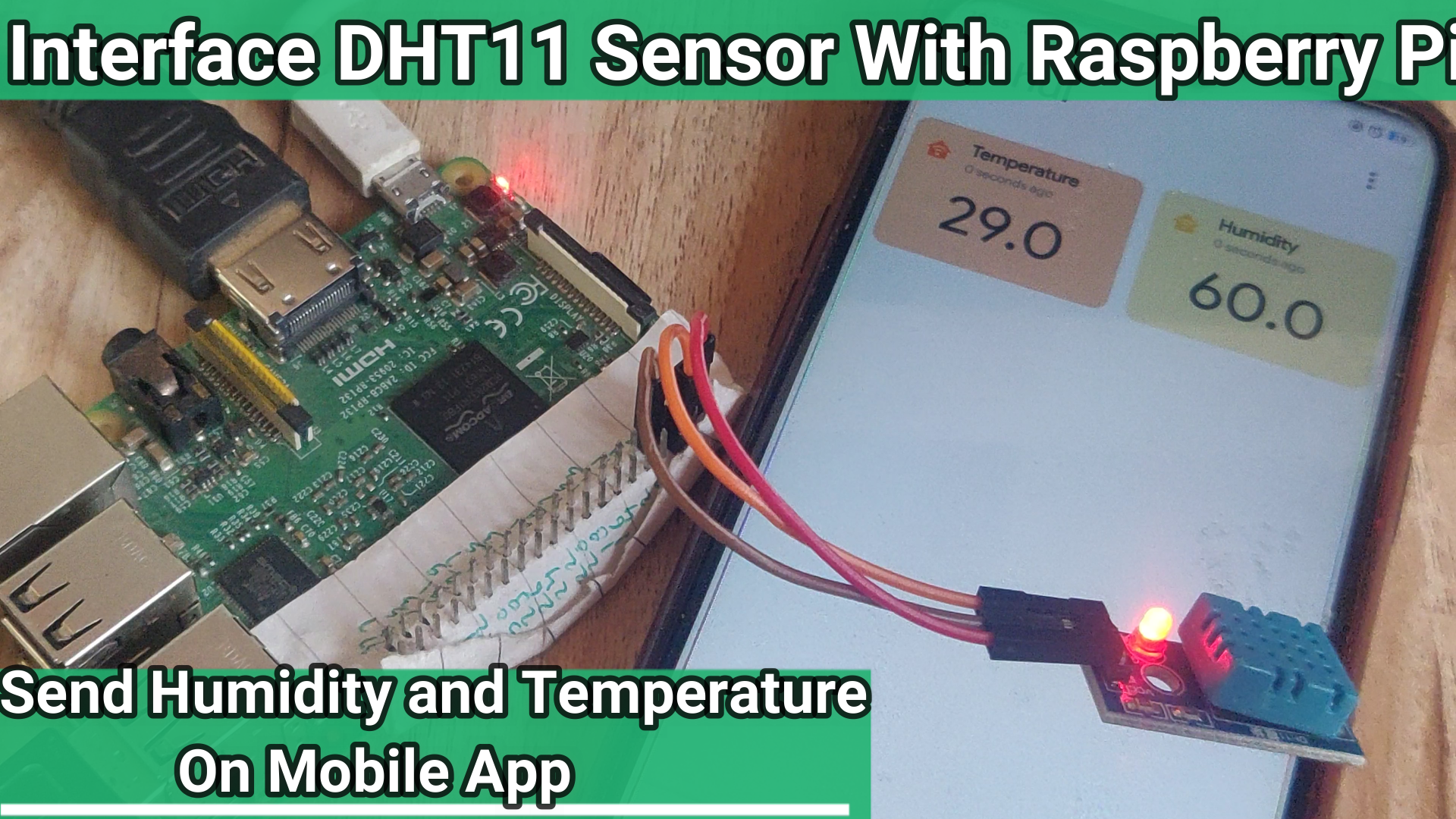 DHT11 sensor | DHT11 sensor with raspberry pi