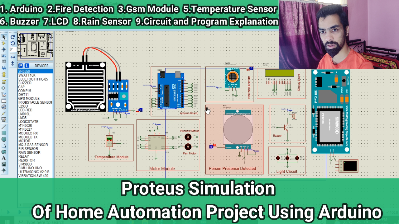 Home Automation Project Using Arduino | Proteus simulation