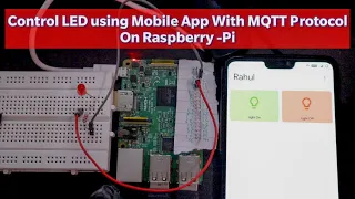 Control LED Using Mobile Application with MQTT protocol On Raspberry Pi