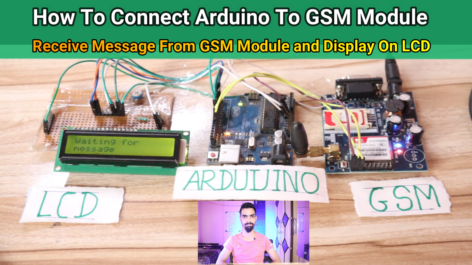 How To Connect Arduino To GSM Module | gsm with arduino