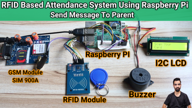 RFID Based Attendance System Using Raspberry Pi | Send Alert Message to ...
