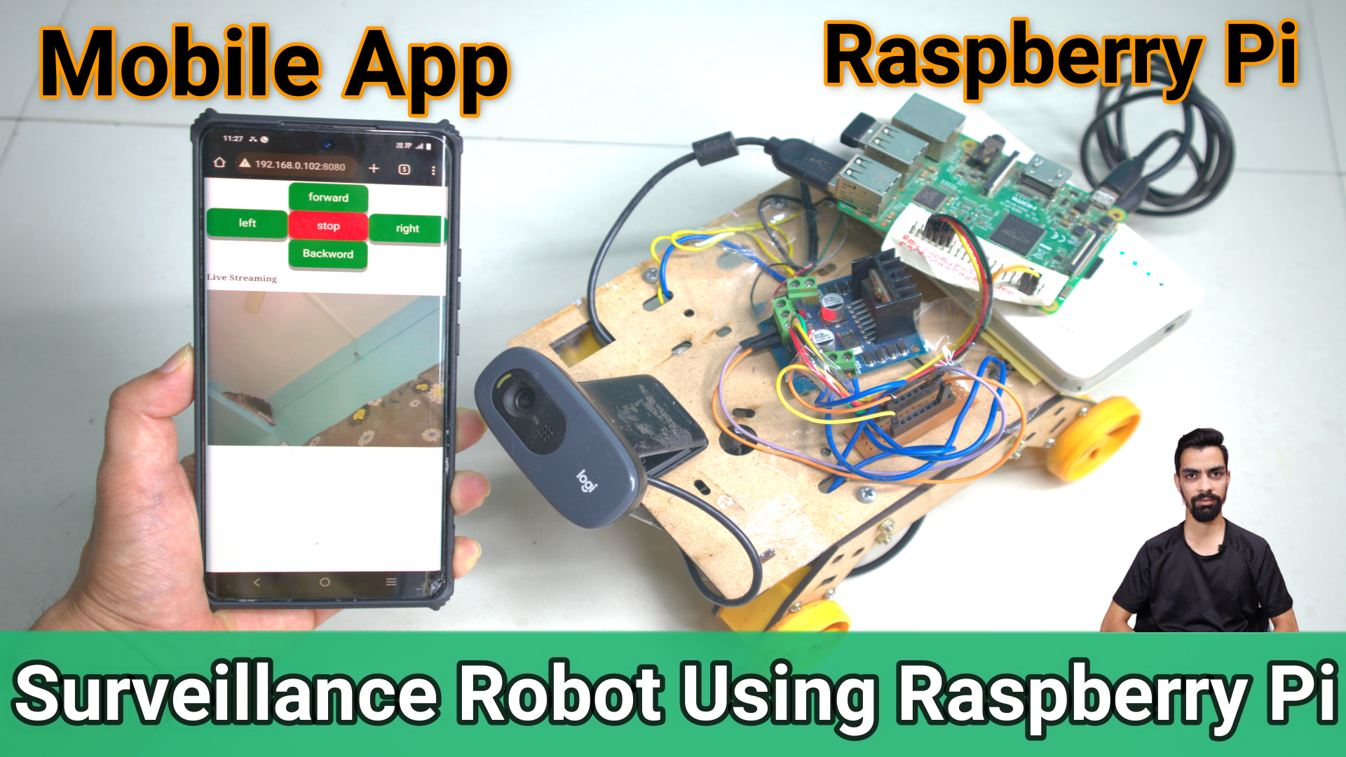 Surveillance Robot Using Raspberry Pi