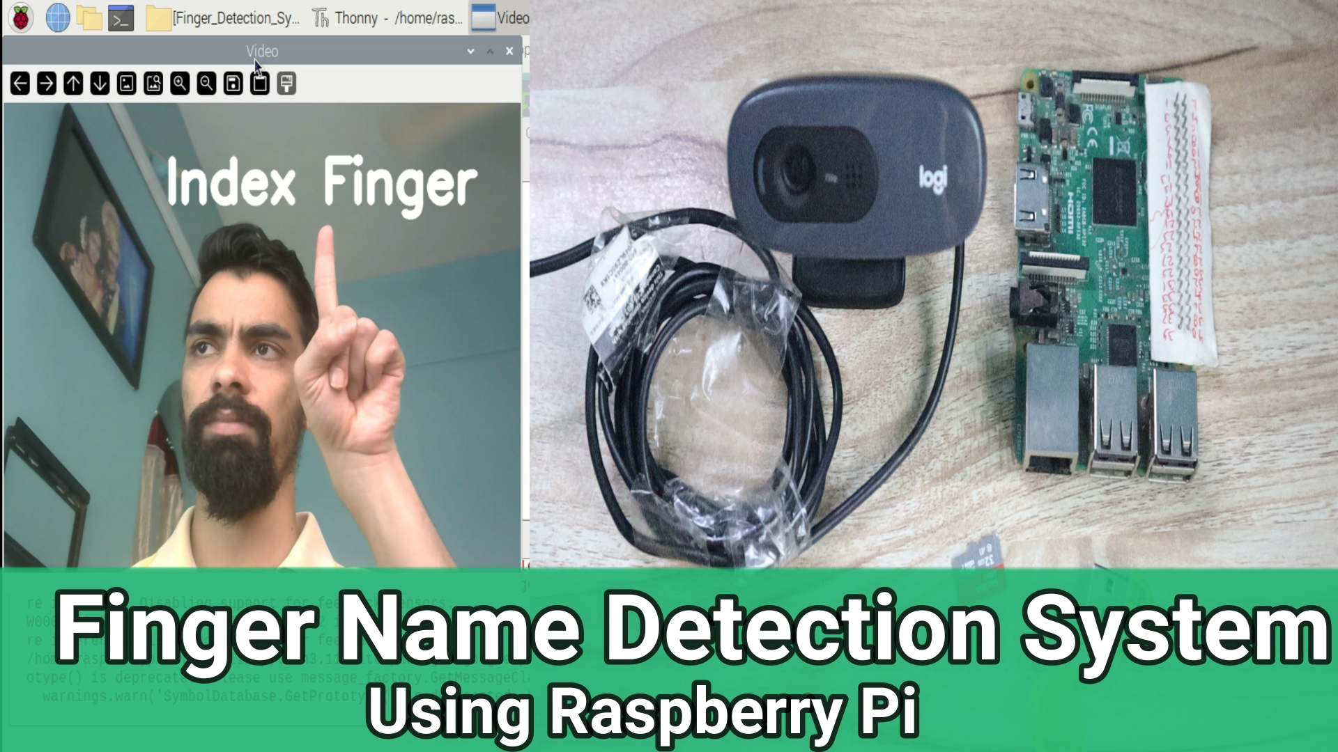 Finger Name Detection System Using Raspberry Pi