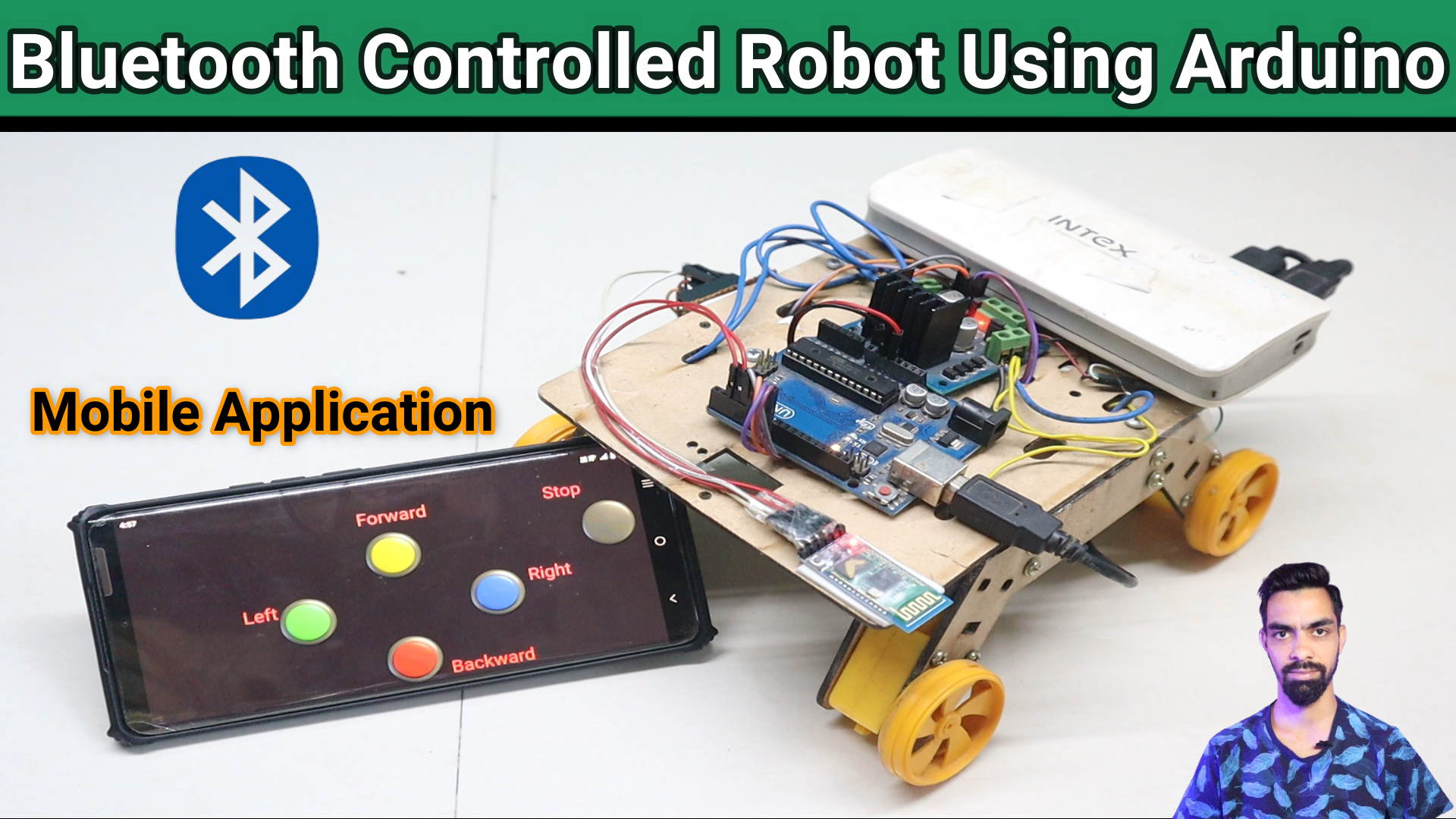 Bluetooth-Controlled Robot Using Arduino