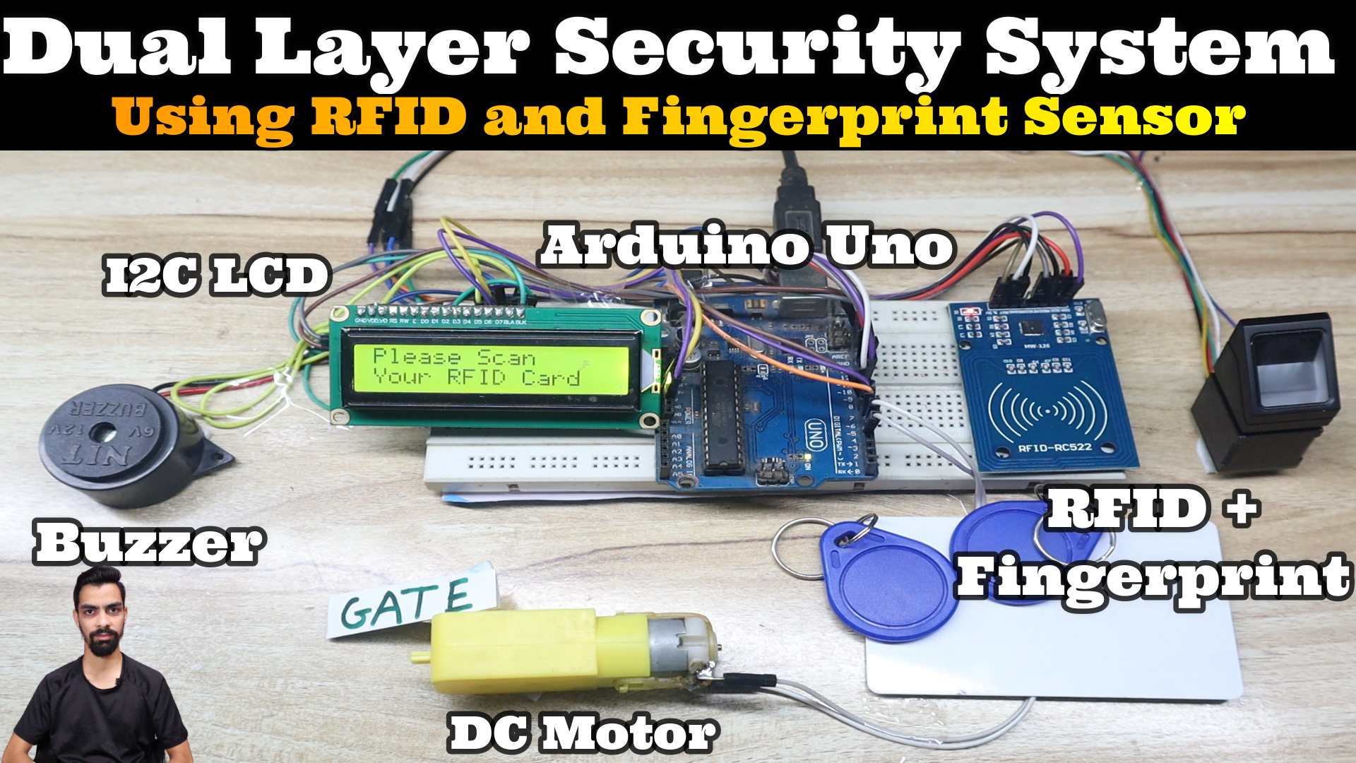 Dual Layer Security System Using RFID and Fingerprint Sensor